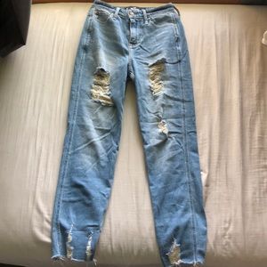 ultra high rise mom jean - vintage stretch